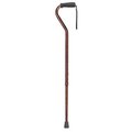 Mabis Mabis 502-1300-9914 Lightweight Adjustable Designer Cane - Offset Handle - Copper Swirl 502-1300-9914